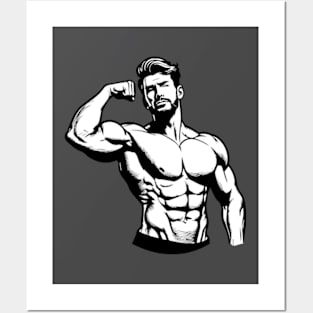 Fit Man Posters and Art